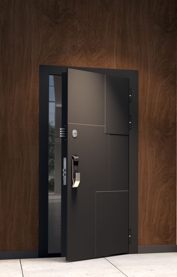 Premium modern security entrance door